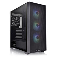Thermaltake H390 TG ATX 4X Argb Fan 80+ Bronze Siyah 650W Oyuncu Bilgisayar Kasası