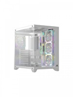 Power Boost PB-C9025W Sea View ATX 4X Argb Pwm Fan 80+ Bronze Beyaz Akvaryum 750W Oyuncu Bilgisayar Kasası