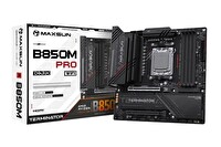Maxsun Terminator B850M Dark WiFi 8000(OC) DP HDMI M.2 mATX DDR5 AM5 Anakart