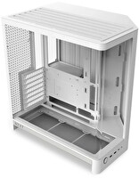 Nzxt H6 (2026) CC-H62FW-01 Beyaz Kompakt Çift Bölmeli Temperli Cam USB 3.0 ATX Mid Tower Kasa