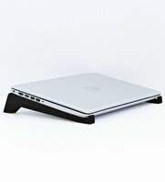 BK Gift Taşınabilir Ahşap Siyah Notebook Laptop Standı