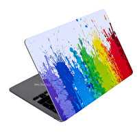 McStorey MacBook Air M1 A2337 Uyumlu Çok Renkli Sticker Laptop Koruyucu Kılıf PAINT01NL