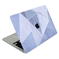 McStorey MacBook Pro M1-M2  A2338 Uyumlu Gri Sticker Laptop Koruyucu Kılıf MARBLE14