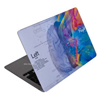McStorey MacBook Pro M1-M2  A2338 Uyumlu Beyaz Sticker Laptop Koruyucu Kılıf BRAINNL