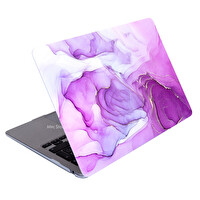 McStorey MacBook Pro M1 M2 13" A1706-08 A1989 A2159 A2251 A2289 A2338 Uyumlu Açık Lila Koruyucu Kılıf MARBLE14NL