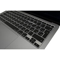 McStorey MacBook Air M1 13" A2179 A2337 Uyumlu Rusça Siyah Klavye Kılıfı