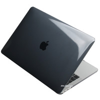 McStorey MacBook Air M2 15.3" A2941 Uyumlu Kristal Siyah Laptop Koruyucu Kılıf