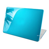 McStorey MacBook Air M2 13.6" A2681 Uyumlu Kristal Açık Mavi Laptop Koruyucu Kılıf