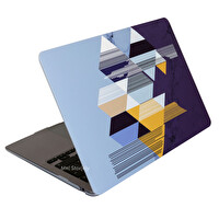 SyncCase Huawei Kılıf MateBook D14 Kılıf (2019-2020-2021-2022 Yılı) ile Uyumlu Koruyucu Tangram01NL Siyah