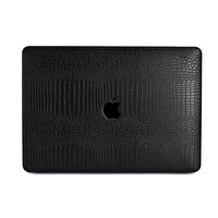 McStorey MacBook Pro 13" M1 M2 A1706-08 A1989 A2159 A2251-89 A2338 Uyumlu F.Crocodile Siyah Laptop Koruyucu Kılıf