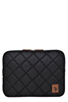 U.S. Polo Assn. PLEVR22749 MacBook Air MacBook Pro 13" 13.3" Uyumlu Siyah Kapitone Laptop Kılıfı