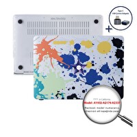 McStorey MacBook Air M1 13" A1932 A2179 A2337 Uyumlu Karışık Laptop Koruyucu Kılıf PAINT03