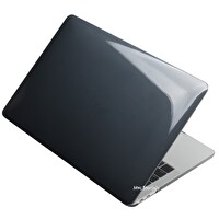 McStorey MacBook Pro 15" A1707 A1990 Uyumlu Kristal Siyah Laptop Koruyucu Kılıf