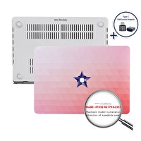 McStorey MacBook Air M1 13" A1932 A2179 A2337 Uyumlu Kırmızı Laptop Koruyucu Kılıf PAINT02