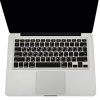 Siyah Arapça Klavye Macbook Air Pro Koruyucu 13-15-17 Inç 2008-2017 Yılı Us Enter Uyumlu