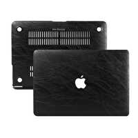 Siyah Macbook Air Kılıf 13 Inç A1369 A1466 Ile Uyumlu 2017 Yılı Öncesi Leat01