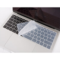 Şeffaf Laptop Macbook Pro Klavye Kılıf Us(abd) İngilizce Baskılı A1534 A1708 Ile Uyumlu