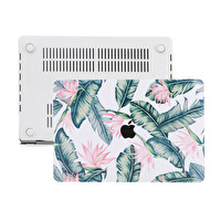 Sarı Macbook Pro Kılıf 13inç M1-m2 A1706 A1708 A1989 A2159 A2251 A2289 A2338 Ile Uyumlu Flower02