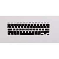 Siyah Macbook Air Klavye Kılıf 11 Inç Us-tr Baskılı A1370 A1465 Ile Uyumlu