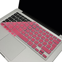 Açık Pembe Arapça Klavye Koruyucu Macbook Air Pro 13-15-17 Inç 2008-2017 Yılı Uk Enter Uyumlu