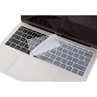 Şeffaf Laptop Macbook Pro Klavye Kılıf Uk(eu) İngilizce Baskılı A1534 A1708 Ile Uyumlu