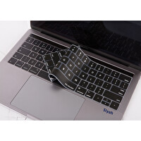 Siyah Macbook Pro Klavye Koruyucu Us(abd) İngilizce Baskı A1706 1989 2159 A1707 1990 Uyumlu