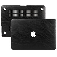 Siyah Macbook Pro Kılıf 13inç M1-m2 A1706-08 A1989 A2159 A2251 A2289 A2338 Ile Uyumlu Leat01