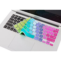 Pembe Yeşil Macbook Air Pro Klavye Kılıfı Laptop Us-tr Baskı A1466 A1502 A1398 Ile Uyumlu Dazzle