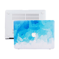 Mavi Macbook Air Kılıf 13 Inç A1369 A1466 Ile Uyumlu 2017 Yılı Öncesi Paint02