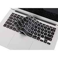 Siyah Laptop Macbook Air Pro Klavye Kılıfı Us-tr Baskı A1466 A1502 A1398 Ile Uyumlu