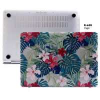 Yeşil Macbook Air Kılıf 13 Inç Flower01nl (eski Usb'li Model 2010-2017) A1369 A1466 Ile Uyumlu