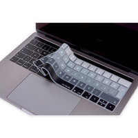Siyah Gri Macbook Pro Klavye Kılıfı Türkçe Q Baskı A1706 A1989 A2159 A1707 A1990 Ile Uyumlu Ombre