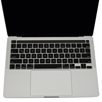 Siyah Macbook Pro Klavye Kılıfı 13inç M1-m2 Us-tr A2338 2289 2251 A2141 Ile Uyumlu