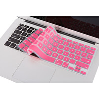 Açık Pembe Laptop Macbook Air Pro Klavye Kılıfı Us-tr Baskı A1466 A1502 A1398 Ile Uyumlu