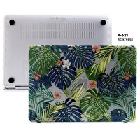 Açık Yeşil Macbook Air Kılıf 13 Inç Flower01nl (eski Usb'li Model 2010-2017) A1369 A1466 Ile Uyumlu