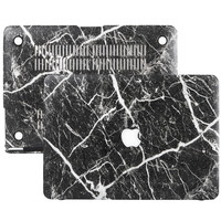 Siyah Macbook Air M1 Kılıf 13 Inç A1932 A2179 A2337 Ile Uyumlu F.marble