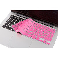 Açık Pembe Klavye Kılıfı Macbook Klavye Koruyucu Air Pro Türkçe Q (eski Usb'li Model 2008/2017) Uyumlu