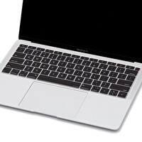 Siyah Laptop Macbook Air Klavye Koruyucu Us(abd) İngilizce Harf Baskılı A1932 Ile Uyumlu