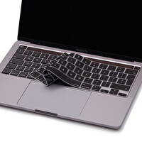 Siyah Macbook Pro Klavye Kılıfı 13inç M1-m2 Uk(eu) İngilizce A2338 2289 2251 A2141 Uyumlu