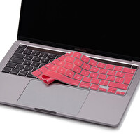 Pembe Macbook Pro Klavye Kılıfı 13inç M1-m2 Uk(eu) İngilizce A2338 2289 2251 A2141 Uyumlu