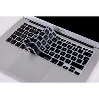 Siyah Türkçe Klavye Kılıfı Macbook Air 11 Inç 2010-2015 Ile Uyumlu