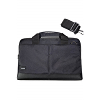 Moserini 13" - 13.3" Taban Korumalı Omuz Askılı Desenli Siyah Macbook Air-Pro Laptop Çantası