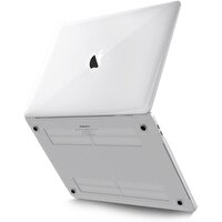 Newface MacBook Pro 13 2021 Uyumlu Premium Darbe Emici Buzlu Kapak - Şeffaf