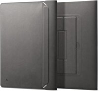 Spigen 14" Universal MacBook Notebook Laptop Taşıma Çantası Valentinus S Sleeve Gri