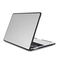 Macbook Air 13.6 inç M2-M3, TPU Outdoor (TouchID'li Air M2-M3) A2681 A3113 ile Uyumlu Şeffaf