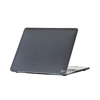 Macbook Pro Kılıf 14.2inç M1-M2-M3, Mat İz Yapmaz (Touchbarsız 14" Pro) A2442 A2779 A2992 A2918 ile Uyumlu Siyah