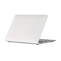 Macbook Air M1 Kılıf 13" Mat İz Yapmaz (TouchID'li M1 Air) A2337 A2179 A1932 ile Uyumlu Şeffaf