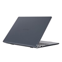 SyncCase Huawei Kılıf Huawei Matebook 14 (2021-2022-2023 Yılı) İle Uyumlu Kristal Parlak Kılıf İz Yapmaz Siyah