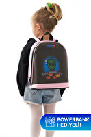 Zampago ZG-T7 Bluetooth Kontrollü Dijital LED Ekranlı Akıllı Laptop Çantası