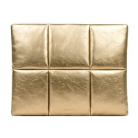 Comfyable Suya Dayanıklı Puffy MacBook Air-Pro Laptop Kılıfı M5-M4-M3-M2-M1 Uyumlu Gold